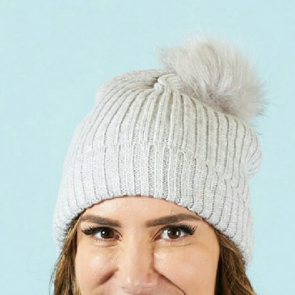 Hat Attack ribbed beanie with pom pom